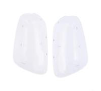 Tidgel Rear View Mirror Cover Shell Housing Trim for Honda Fit for Jazz 2009-2013 White ABS Pair Left Right No Light Models Easy And Quick To Use