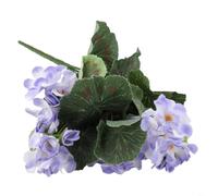 Tidgel Red Artificial Geranium Flowers 36cm Silk Home Decor(Purple)