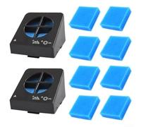 Tidgel Replacement Filter And Cotton Set For Eureka NEW400,Blue Filtration Material With Sturdy Frame,Wet Dry Vacuum Filter Cotton