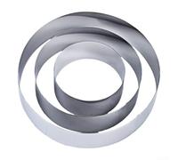 Tidgel Round Cake Set 21cm for Layer Cakes Cheesecakes Round Cake Set | Three size options included, perfect for layered cakes, cheesecakes, for mousse, for versatile dessert making