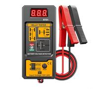Tidgel RT01 Automotive Relay Tester 12V 24V Digital Display Analyzer,With LCD Screen For Car Truck Motorcycle Marine Battery Inspection Voltage Tester(RT01)