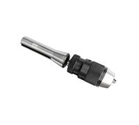 Tidgel Self-Tightening Drill Chuck MT2 R8 Shank B10-B22 Keyless for Lathe CNC Mill Machine Quick Change Steel Black(1-13mm B16 R8 Rod)