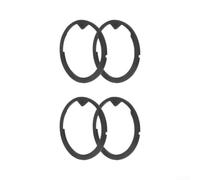 Tidgel Silicone Ring for Coffee Maker 4pcs Silicone Ring for Coffee | Prevents coffee leakage, soft flexible fit, replaces worn parts, for ideal daily backup, black color
