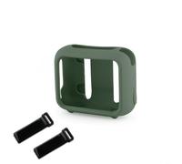Tidgel Silicone Speaker Case for JBL Go 4, Shockproof Protective Cover with Strap, Portable Soft Skin for Travel, Outdoor, Commute - Black(Is green)