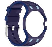Tidgel Silicone Watch Band Compatible with for ap for royal Oak - Soft Waterproof Rubber Sport Replacement Bracelet Adjustable Wristband for Men Women Outdoor Casual Daily Wear Black 26mm(Sk Blue)