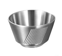 Tidgel Silver Steel Mixing Bowl 12x12cm Dishwasher Safe(11.2cm)