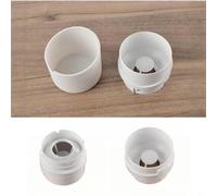 Tidgel Single Dose For Hopper and Grounds Bin, For Baratza For Forte Coffee Grinder, White Plastic Bean Container with Lid for Grinding(Metal White)