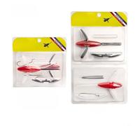 Tidgel Soft Bait Flying Fish Lure Set with 2/0 Hooks, Realistic 3D Eyes & Silk Tail, High Buoyancy TPE Topwater for Bass Fishing, Black(5# Red)