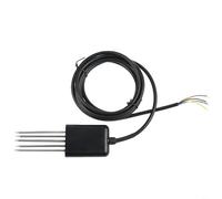 Tidgel Soil NPK Meter 7-in-1 Sensor for pH Conductivity Temp Humidity IP68 Stainless Steel Probe for Greenhouse Garden Farm Agriculture(7-in-1)