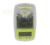 Tidgel Solar Powered Thermometer Indoor Outdoor Home Digital Temperature Display Green And White
