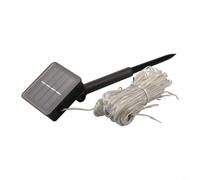 Tidgel Solar Umbrella Lights for 8 Rib Patio Market, 104 LED Waterproof String Light with 8 Modes, Outdoor Garden Beach Party Decoration(white light)