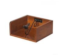 Tidgel Solid Wood Box, Retro Japanese Style Napkin Holder