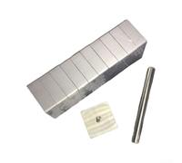 Tidgel Square Biscuit Press Stamp Kit 10pcs Stainless Steel | Rust-proof stainless steel, square 4.5cm size, dishwasher safe, for durable non-deforming, easy clean
