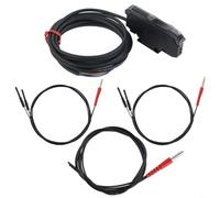 Tidgel Stainless Steel Fiber Optic Sensor Probe M3-M6, 50μs Response with Reverse Polarity Protection for Industrial Automation(BEM-N18N)