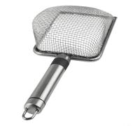 Tidgel Stainless Steel Soil Sieve Set With 4 Mesh Sizes Ergonomic Handle Lightweight Sifting Shovel Sand Particle Separation(2.8mm)