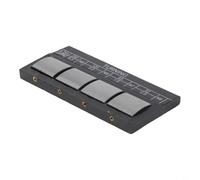 Tidgel Steel for SURFACE Roughness Comparison Sample Block Ra0.1-6.3um for Lathe Milling Grinding Inspection in Industrial Quality Control(Lathe)