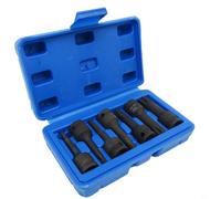 Tidgel T20-T60 for TORX Bit Socket Wrench Set, 7pcs 3/8 Inch Drive Star Hex Sockets with Black Oxide Finish for Automotive, Home Repair and Workshop