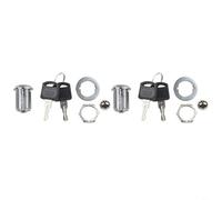 Tidgel Thread Tubular Cam Lock Replacement Set,Zinc Alloy Security Drawer Cam Cylinder Lock,With 2 Keys For Door Mailbox Cabinet Cupboard(25mm)