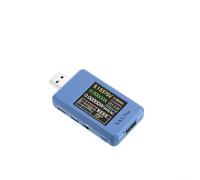 Tidgel USB C Tester Meter with 1.77 Inch Display Supports PD for qc3.0 Fast Charging Protocol Detection for Laptop Phone for charger Analysis Blue