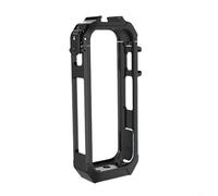 Tidgel Utility Frame Cage for Insta360 X4 with Safety Lock, ABS Protective Case with Magnetic Cold Shoe for Mic Light, Black