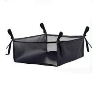 Tidgel Wheechair Under Seat Storage Bag 600D Oxford Cloth Mesh Organizer Carrier with Large Capacity and Secure 4-Corner Strap Attachment for Rollator