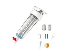 Tidgel Whole-House Water Filter Pre-Filter with Reverse-Suction Self-Cleaning, 342mm Plastic Unit for Sediment Removal in Rural Well and Tap Water Systems(12 inch)