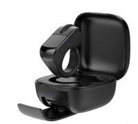 Tidgel Wireless Ring Controller for Rokid AI Smart Glasses, ABS Compact Design for Photo Shutter, Page Turn Music Control (Black)