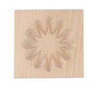 Tidgel Wooden Cookie Cutters 3D Embossing Press for Biscuits Dough Clay Food Art DIY Baking Moulds Wooden Carved Kitchen Gadget 10x8cm(Snowflake)