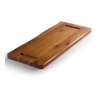TIDITA 30" Large Acacia Wood Charcuterie Board with Handles - Extra Long Wooden Serving Cheese Boards - Rectangular Serving Platter for Meat Steak, Cracker Appetizers, Fruit Decorative Display Party