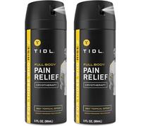 TIDL Cryotherapy Pain Relief Spray, 3 Oz (Pack of 2) Targeted Neck Pain, Joint & Muscle Pain Relief with Organic, Plant-Based Menthol, Instant Cooling for Arthritis, Back & Knee Pain