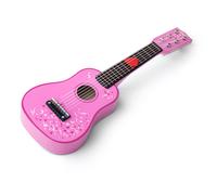 Tidlo, Children's Toy Guitar with 6 Strings & Plectrum, Available in Pink & Blue