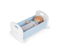 Wooden Doll's Cradle Tidlo Baby Blue One Size