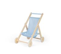 Tidlo Doll's Stroller - Wooden Doll Pram, Baby Dolls Pushchair, Dolly Accessories, Toddler Toy Sets, Imaginary Role Play, Age 12 Month Olds +