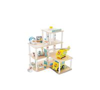 Tidlo Wooden Hospital Playset, Multi