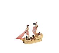 Tidlo The Paragon Pirate Ship Playset in Natural Tidlo Natural