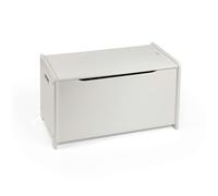 Tidlo White Toy Chest - Storage Box with Soft-Close Lid, Wooden Chests for Toys
