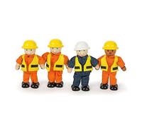 Tidlo Wooden Builder, Construction Role Play Set for Kids | Classic Wooden Toy, Encourages Creative Play, Educational Gift for Kids