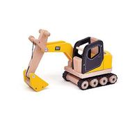 Tidlo Wooden Yellow Digger Toy, Yellow