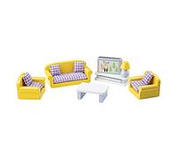 Tidlo Wooden Doll's House Living Room Furniture Set