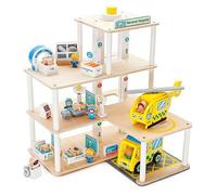 Tidlo Wooden Hospital Playset