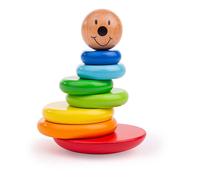 Tidlo Wooden Educational Magnetic Wobbly Stacker Stacking Toy Learn