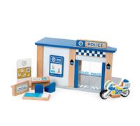 Tidlo Wooden Police Station with Accessories Emergency Services Kids
