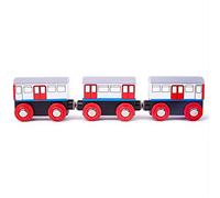 Tidlo Wooden Underground Train | Classic Wooden Toy, Encourages Creative Play, Educational Gift for Kids