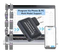 TIDRADIO Walkie Talkie Wireless Programmer Phone APP and PC Program Kit for baofeng Radio Adapter and Multiple Models Instead of Program Cable