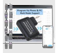 TIDRADIO Walkie Talkies Wireless Programmer Adapter APP and PC Programming, Support 2 Way Radio BF-88E, Ham Radio Baofeng UV-5R, UV-5RM and Multiple Models No Driver Issues Instead of Program Cable