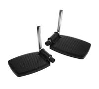 TIDTALEO 1 Pair Universal Fit Wheelchair Footrest Replacement Footplates with Stable Support Made of Sturdy Abs and Metal for Mobility Scooters and Wheelchairs Suitable for Home