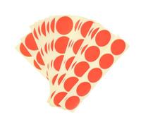 TIDTALEO 100 Pcs Red Gear Shaped Embossed Seal Stickers Self-Adhesive Paper Labels for Certificates Envelopes Notary and Corporate Seals Safe and Portable Office Stationery