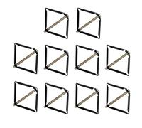 TIDTALEO 10Pcs 86 Type Cassette Socket Repairer Junction Box Support Rods and Screws Wall Socket Back Box Fixing Tool for Electrical Maintenance