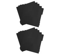 TIDTALEO 10Pcs Black Vinyl Record Dividers Organizer Plastic Adjustable Separation Divider Cards 32X32.5Cm for Vinyl Record Storage and