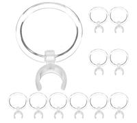 TIDTALEO 10pcs Embroidery Drill Pen Magnifier Glass Set with Lens for Rhinestone Arts, Folding Handheld Magnifier Clamp for Craft and Hobby Painting Tools